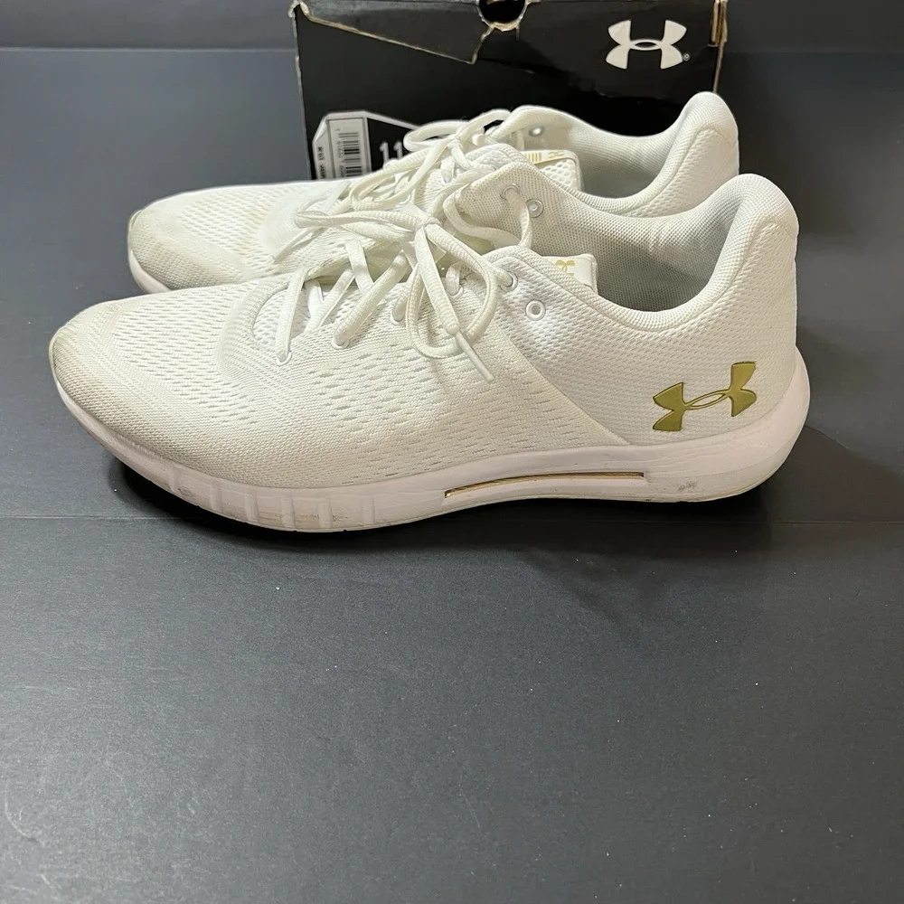 Under Armour Ua Micro G Pursuit Mens Running Shoes White Size 11.5 3000011-106